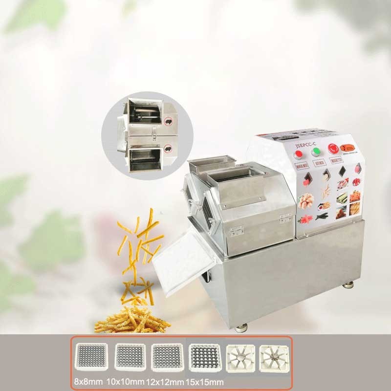 เครื่องทําเฟรนฟรายเส้นยาว อัตโนมัติ Automatic Electric fries Cutting machine