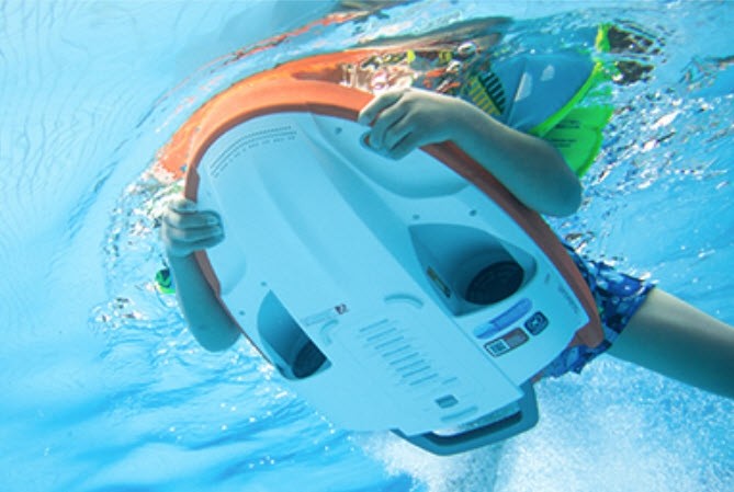 แผ่นโฟมลอยน้ำสระว่ายน้ำไฟฟ้า surfboard electric water vehicle