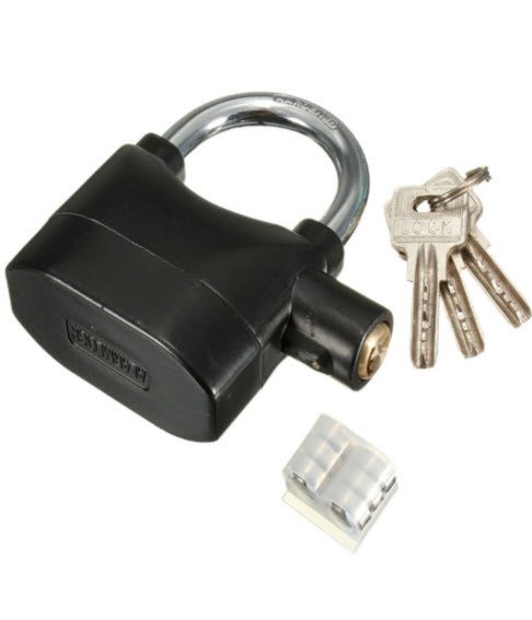 กุญแจกันขโมย Alarm Lock 110 dB ใช้กับ ประตูบ้าน มอเตอร์ไซต์ ที่ล็อคล้อจักรยาน