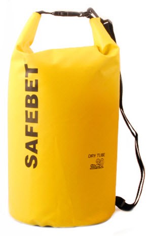 กระเป๋ากันน้ำ 5 ลิตร DRY TUBE 5L SAFEBET - สีเหลือง