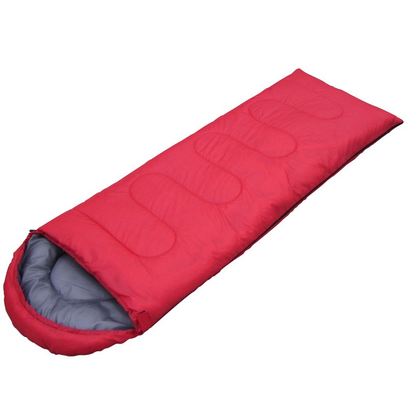ถุงนอน Sleeping bag ขนาด (190+30)*75 cm - สีแดง