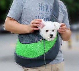 กระเป๋าสุนัข แบบสะพายข้าง รุ่น Pet Sling Size S มีให้เลือก 5 สี [เขียว,น้ำเงิน,ชมพู,เหลือง,แดง]