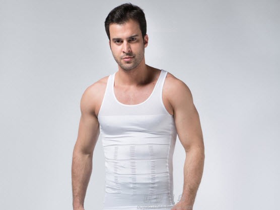 เสื้อกล้ามผู้ชาย - กระชับสัดส่วน slim n lift [1กล่อง/1ชิ้น][สี : ขาว]