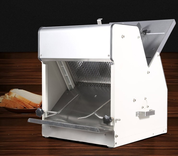 เครื่องหั่นขนมปัง เครื่องตัดขนมปังไฟฟ้า Electric Bread Slicer กำลังไฟ 370 วัตต์ เครื่องหั่นขนมปัง ขนมปังหนา 1.2cm หั่นได้ 31แผ่น/ต่อครั้ง Toast Bread Slicer