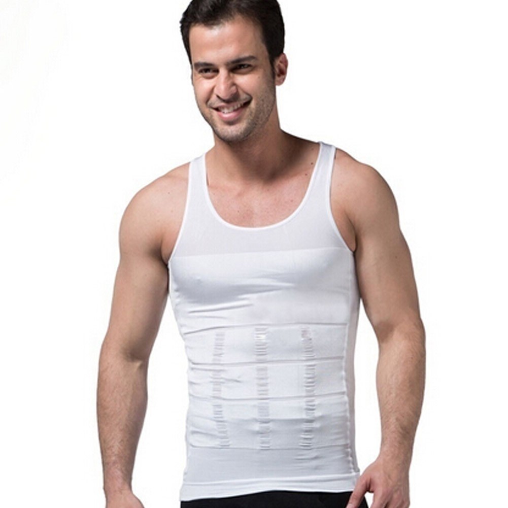 เสื้อกล้ามผู้ชาย - กระชับสัดส่วน slim n lift [1กล่อง/1ชิ้น][สี : ขาว]