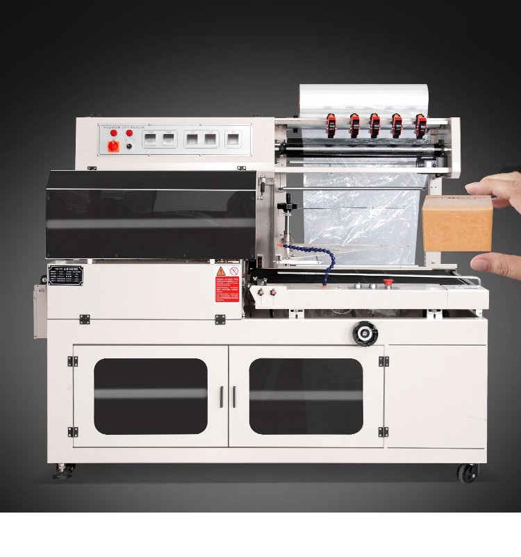 เครื่องแพ็คฟิล์มหด อบฟิล์มหดอัตโนมัติ semi-automatic sealing and cutting packaging machine