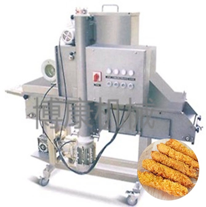 เครื่องคลุกแป้ง เนื้อสัตว์ โรยแป้งอาหาร โรยแป้ง สำหรับทอด sizing breading machine 1860（kg）3.35（kw）