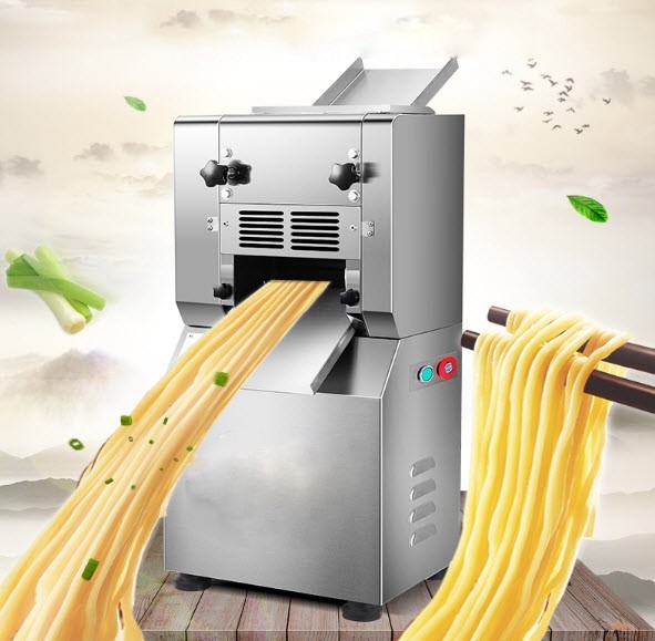 เครื่องทำเส้นพาสต้า เส้นบะหมี่ เครื่องรีดแป้ง เครื่องรีดเส้น เครื่องรีดเส้นไฟฟ้า Dumpling Pasta Noodle Pressing Machine