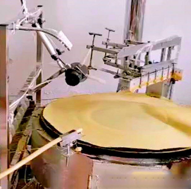 เครื่องทำโรตีสายไหม เครป แพนเค้ก อัตโนมัติ automatic Pancake machine