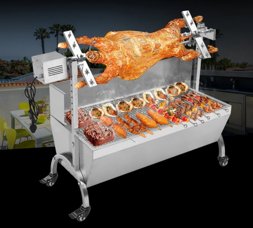 เครื่องย่างไก่ เครื่องย่างเป็ดปักกิ่ง หมูหัน ไฟฟ้า automatic grill roast commercial