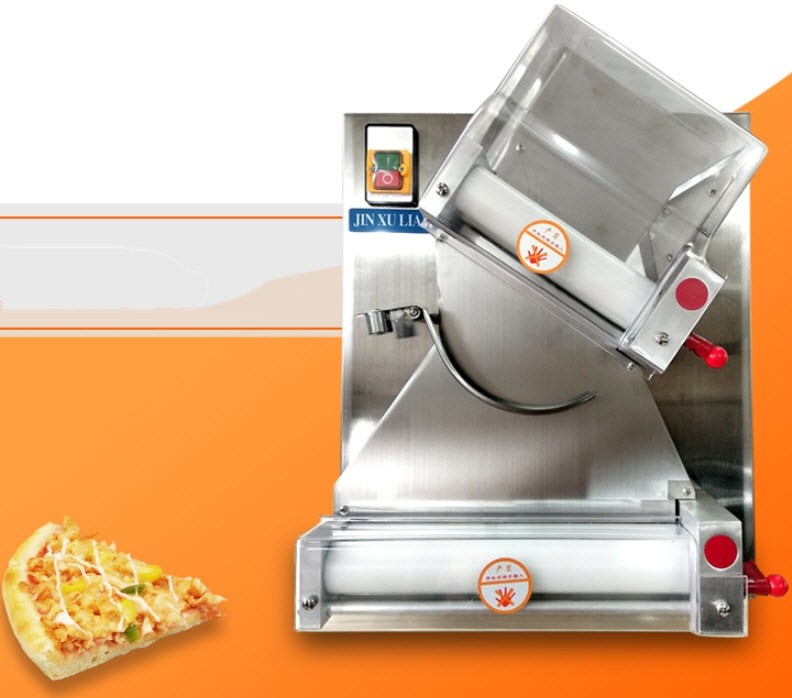 เครื่องทำแป้ง รีดแป้ง พิซซ่า Automatic Pizza Pressing Machine รุ่น DR-2V ความหนา 1-5.5 มม.