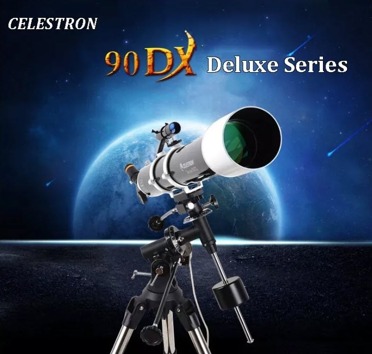กล้องดูดาว กล้องโทรทัศน์ 90DX CELESTRON อลูมิเนียมอัลลอย Telescope
