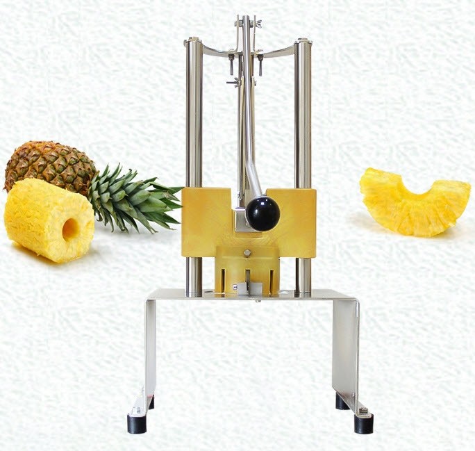 เครื่องปอก คว้านแกน สับปะรด pineapple de-core peeling machine