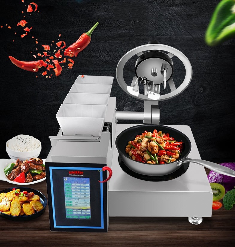 เครื่องผัดอัตโนมัติ cooking robot fried Machine