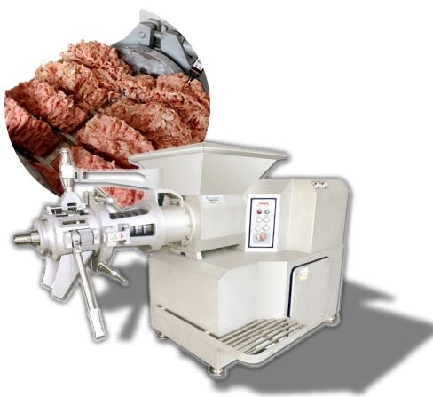 เครื่องแยกเนื้อ กับ กระดูก poultry bone and meat separator 1500kg 22/28（kw） 2000-3000kg/hour production rate is 65%~90% separation low temperature