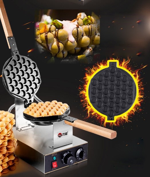 เครื่องทำขนมไข่ วงกลม egg waffle machine WZ-DZ