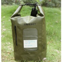 กระเป๋ากันน้ำ 15 ลิตร DRY TUBE 15L SAFEBET - สีเขียว ขนาด 54 x 25 cm