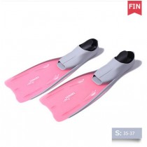 THENICE Silicone Diving Fin Full Foot Pink Available Size S/M-Size : S