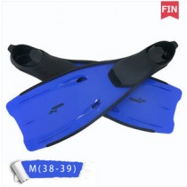 THENICE Silicone Diving Fin Full Foot DarkBlue Available Size M/L-Size : M