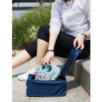 กระเป๋าใส่รองเท้า Shoes Pouch สำหรับเดินทาง กันน้ำ ขนาด 21 x 30 x 11.5 ซม. — สีน้ำเงิน
