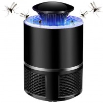โคมไฟดักยุง เครื่องดักยุง และ แมลง LED แบบ สาย USB ขนาด 19 x 13 ซม. — สีดำ
