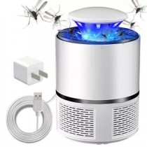 โคมไฟดักยุง เครื่องดักยุง และ แมลง LED แบบ สาย USB ขนาด 19 x 13 ซม. — สีขาว