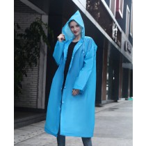 เสื้อคลุมกันฝนน้ำหนักเบา EVA Rain Coat แบบ Free Size ขนาด 65 x 115 cm — สี่ฟ้า