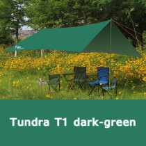 ฟลายชีท Tundra T1 เต็นท์ พับเก็บ outdoor large shelter sunscreen ขนาด 300x300 ซม. - สีเขียวเข้ม (TZ802)