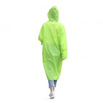 เสื้อกันฝน รปภ สีของผ้าเห็นได้ชัดเจนในระยะไกล สีเขียวอ่อน
