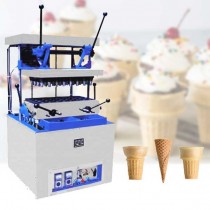 เครื่องทำโคนไอติม รุ่น 32 โคน Ice Cream Cone Maker Machine กำลังไฟ 18,000 วัตต์ 1000ชิ้น/ชม. น้ำหนักเครื่อง 450 กิโลกรัม