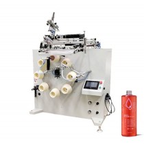 เครื่องสกรีนกระปุกครีม ต่อเนื่อง อัตโนมัติ Cream bottle screen printing machine