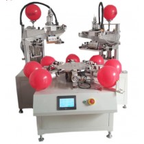 เครื่องสกรีนลูกโป่ง CH-ZP4/S Automatic turntable screen printing machine Balloon
