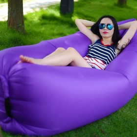 โซฟาเป่าลมพกพา Inflate Lay Bed ขนาด 75x250 cm – สีม่วง