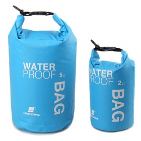 กระเป๋ากันน้ำ LUCKSTONE ขนาด 2 ลิตร - สีฟ้า ขนาด 28 * 18cm