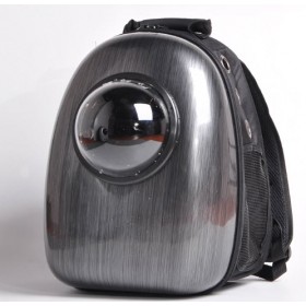 เป้แมว กระเป๋าใส่แมว Space Capsule รับน้ำหนักได้ 5kg ขนาด 30x28x44 ซม. สีดำ