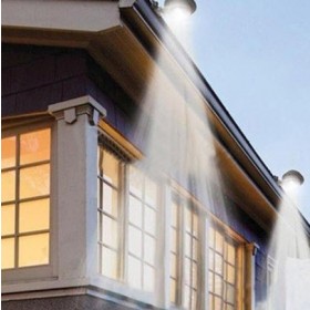 ไฟ LED พลังงานแสงอาทิตย์ ติดชายคาบ้าน ขนาด 120 x 60 มม. ไฟมี 2 สีให้เลือก [ Warm White / Cool White ]