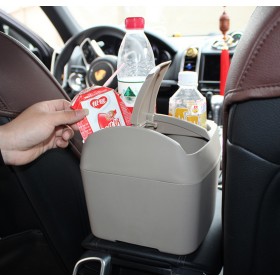 ถังขยะในรถ Multi-Function Car Trash Cup Holder SD-1605 พร้อม ที่วางแก้วในรถ ขนาด 18 x 18 x 19 ซม.