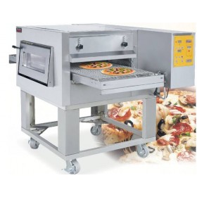 รางอบพิซซ่า ไฟฟ้าแก๊ส Electric/Gas conveyor pizza oven