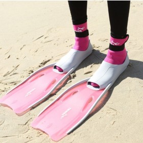 รองเท้าตีนกบ เท้ากบ THENICE สำหรับใส่ว่ายน้ำ ดำน้ำ สี ชมพู Size S / M