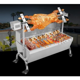 เครื่องย่างไก่ เครื่องย่างเป็ดปักกิ่ง หมูหัน ไฟฟ้า automatic grill roast commercial 30kg