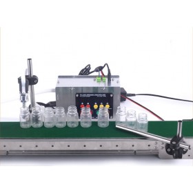 เครื่องบรรจุของเหลว ไฟฟ้า อัตโนมัติ Automatic Conveyor Belt Single Head Liquid Filling Machine แบบ สายพาน
