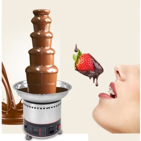เครื่องทำช็อคโกแลต ฟองดูว์ น้ำตก chocolate fountain
