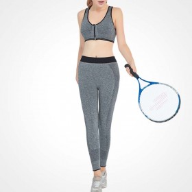เสื้อ + กางเกง โยคะ Yoga Suite S Shapper ไซส์ - สีเทา